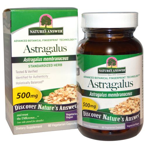 Nature's Answer, Astragalus, 500 mg, 60 Vegetarian Capsules Review