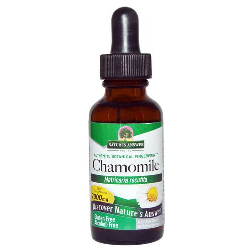 Nature's Answer, Chamomile, Alcohol-Free, 1 fl oz (30 ml) Review