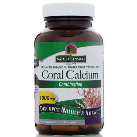 Nature's Answer, Calcium Formulas, Coral Calcium