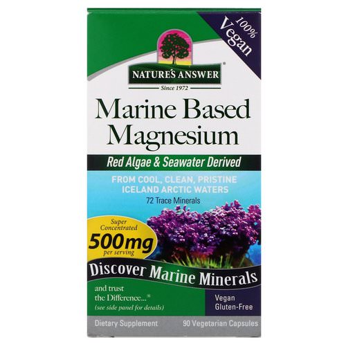 Nature's Answer, Marine Based Magnesium, 500 mg, 90 Vegetarian Capsules Review