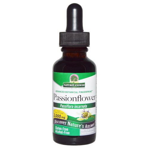 Nature's Answer, Passionflower, Alcohol-Free, 1 fl oz (30 ml) Review