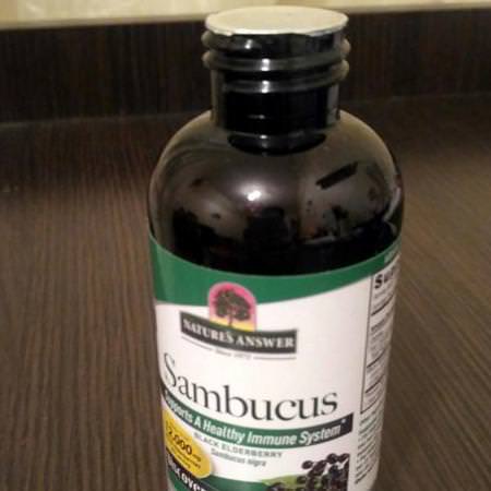 Nature's Answer, Sambucus, Black ElderBerry, 12,000 mg, 4 fl oz (120 ml) Review