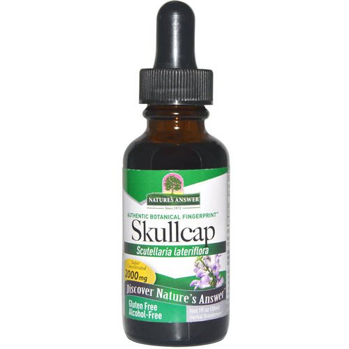 Nature's Answer, Skullcap, Alcohol-Free, 2000 mg, 1 fl oz (30 ml) Review