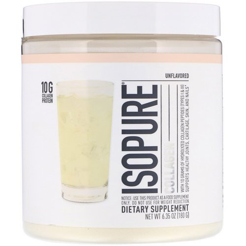 Nature's Best, IsoPure, Collagen, Unflavored, 6.35 oz (180 g) Review