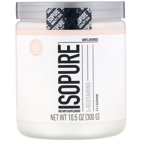 Nature's Best, IsoPure, L-Glutamine, Unflavored, 10.5 oz (300 g) Review