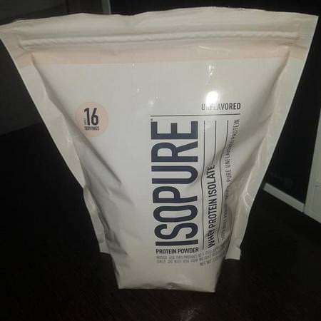 Nature's Best, IsoPure, Whey Protein Isolate, Protein Powder, Unflavored, 1 lb (454 g) Review