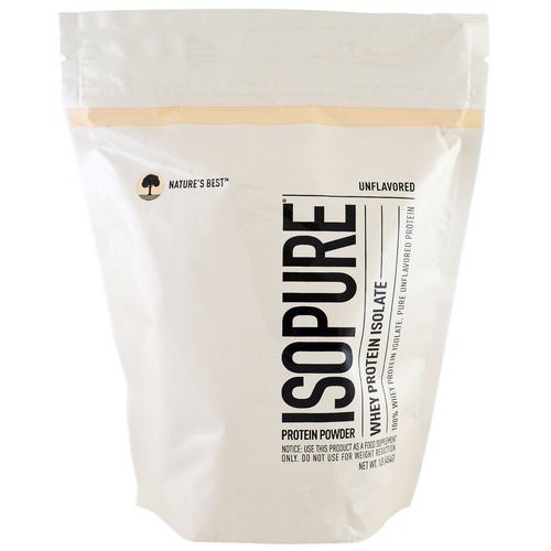 Nature's Best, IsoPure, Whey Protein Isolate, Protein Powder, Unflavored, 1 lb (454 g) Review