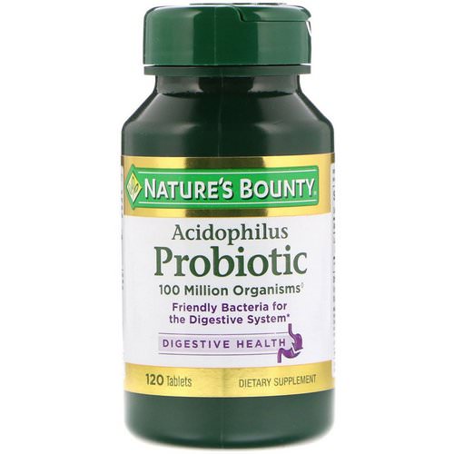 Nature's Bounty, Acidophilus Probiotic, 120 Tablets Review