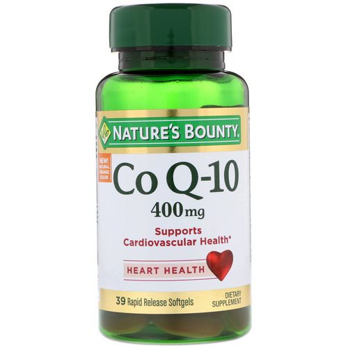 Nature's Bounty, Co Q-10, 400 mg, 39 Rapid Release Softgels Review