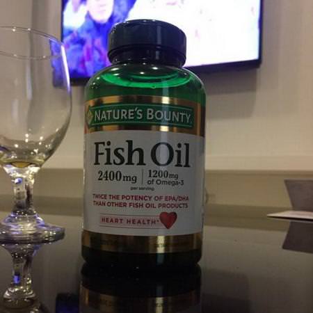 Nature's Bounty, Fish Oil, 2,400 mg, 90 Coated Softgels Review