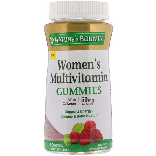 Nature's Bounty, Women's Multivitamin Gummies, Raspberry Flavored, 50 mg, 90 Gummies Review
