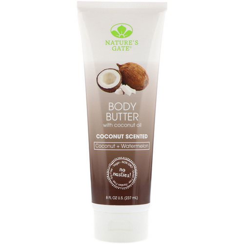 Nature's Gate, Body Butter, Coconut Scented, 8 fl oz (237 ml) Review