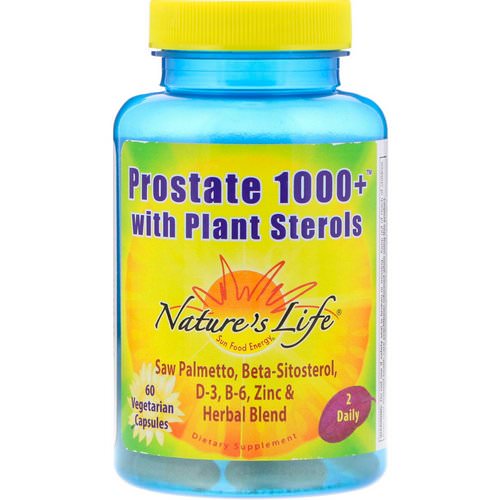 Nature's Life, Prostate 1000 + with Plant Sterols, 60 Vegetarian Capsules Review