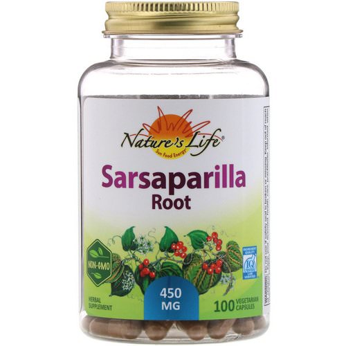 Nature's Life, Sarsaparilla Root, 450 mg, 100 Vegetarian Capsules Review