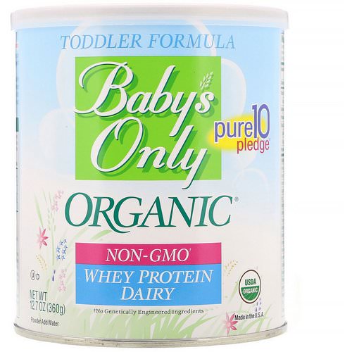 Nature's One, Baby's Only Organic, Toddler Formula Whey Protein, Dairy, 12.7 oz (360 g) Review