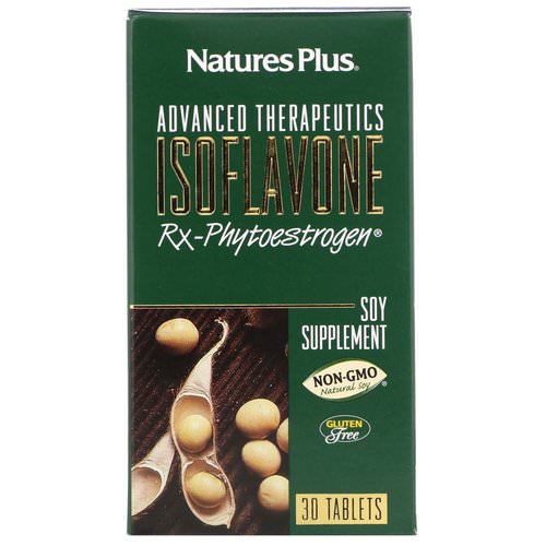 Nature's Plus, Advanced Therapeutics, Isoflavone Rx-Phytoestrogen, 30 Tablets Review