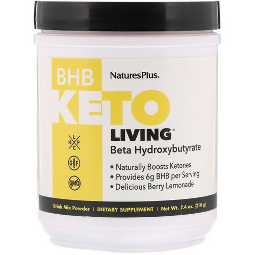 Nature's Plus, BHB Keto Living, Berry Lemonade, 7.4 oz (210 g) Review