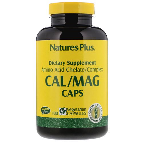 Nature's Plus, Cal/ Mag Caps, 180 Vegetarian Capsules Review