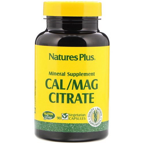 Nature's Plus, Cal/Mag Citrate, 90 Vegetarian Capsules Review