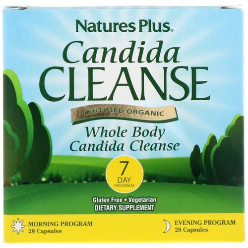 Nature's Plus, Candida Cleanse, 7 Day Program, 2 Bottles, 28 Capsules Each Review
