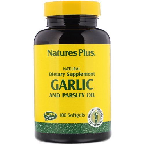 Nature's Plus, Garlic and Parsley Oil, 180 Softgels Review