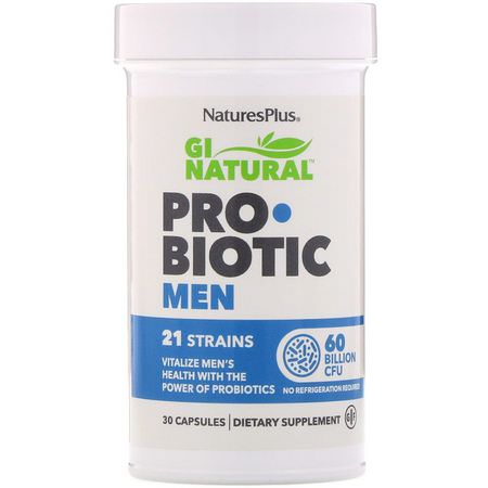 Nature's Plus, Probiotic Formulas, Men's Formulas