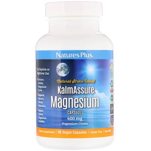 Nature's Plus, Kalmassure, Magnesium, 400 mg, 90 Vegan Capsules Review