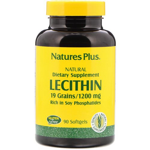 Nature's Plus, Lecithin, 1,200 mg, 90 Softgels Review
