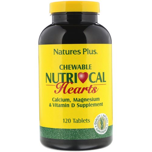 Nature's Plus, Nutri-Cal Hearts, Chewable, 120 Tablets Review