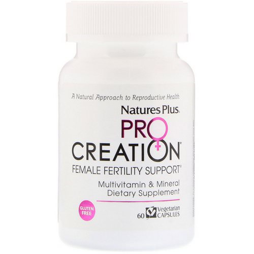 Nature's Plus, ProCreation, Female Fertility Support, 60 Vegetarian Capsules Review