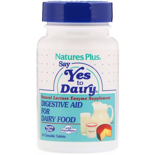 Nature's Plus, Say Yes to Dairy, Digestive Aid For Dairy Food, 50 Chewable Tablets Review