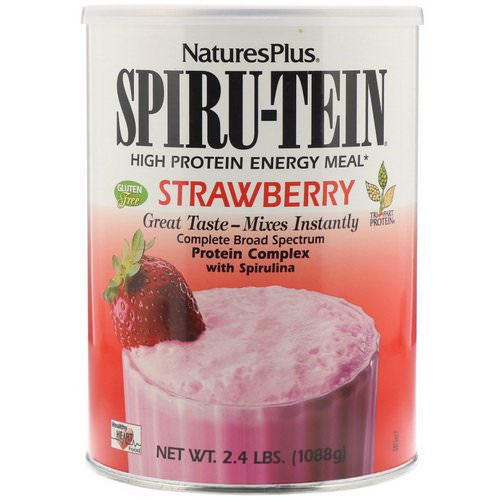 Nature's Plus, Spiru-Tein, High Protein Energy Meal, Strawberry, 2.4 lbs (1088 g) Review