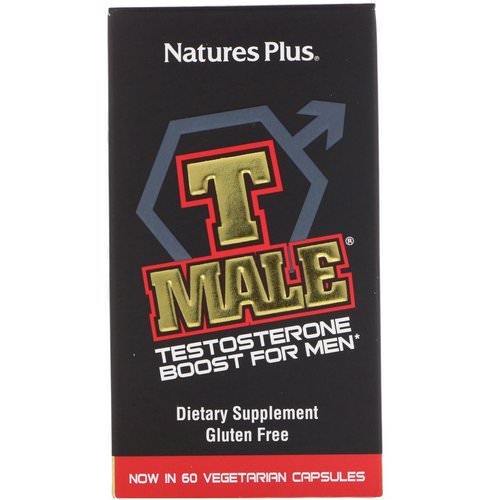 Nature's Plus, T Male, Testosterone Boost For Men, 60 Vegetarian Capsules Review