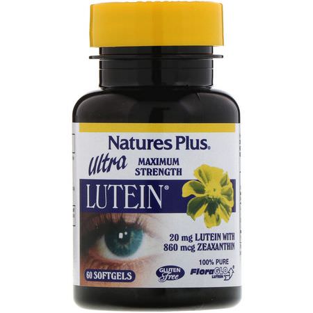 Nature's Plus, Lutein, Zeaxanthin