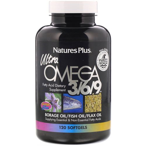 Nature's Plus, Ultra Omega 3/6/9, 120 Softgels Review