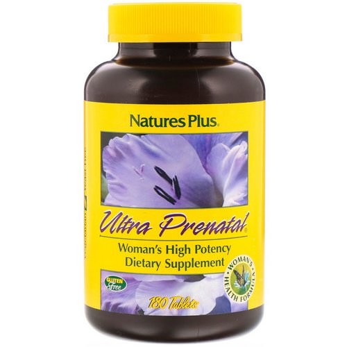 Nature's Plus, Ultra Prenatal, 180 Tablets Review