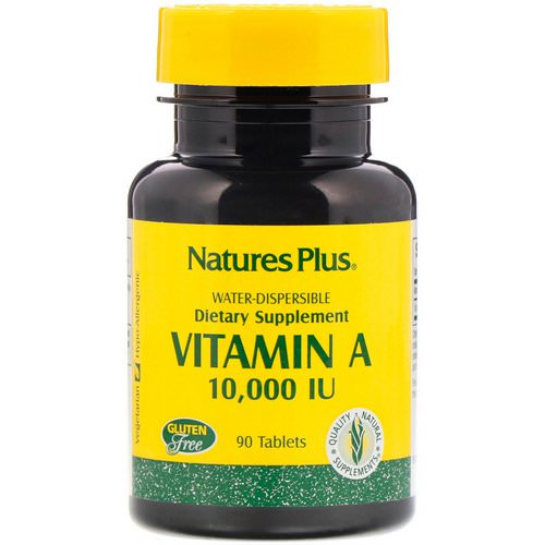 Nature's Plus, Vitamin A, 10,000 IU, 90 Tablets Review