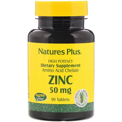Nature's Plus, Zinc, 50 mg, 90 Tablets Review