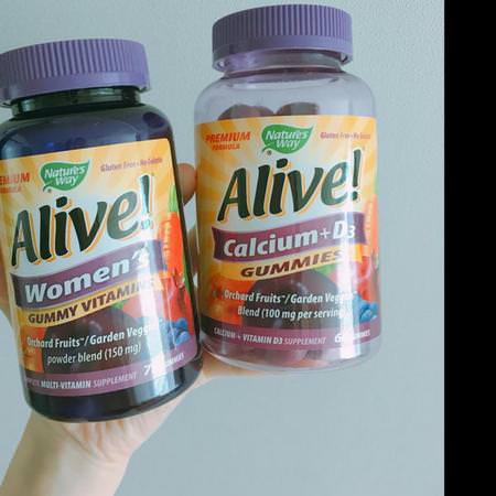Nature's Way, Alive! Calcium + D3, 60 Gummies Review
