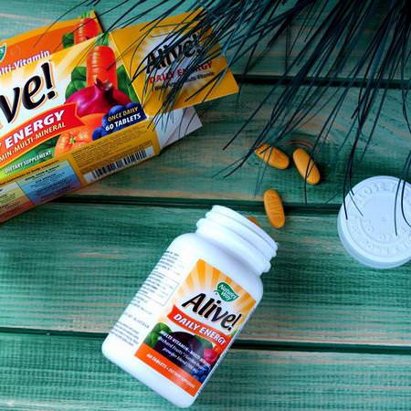 Nature's Way, Alive! Daily Energy, Multivitamin-Multimineral, 60 Tablets Review