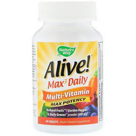 Alive! Max3 Daily, Multi-Vitamin