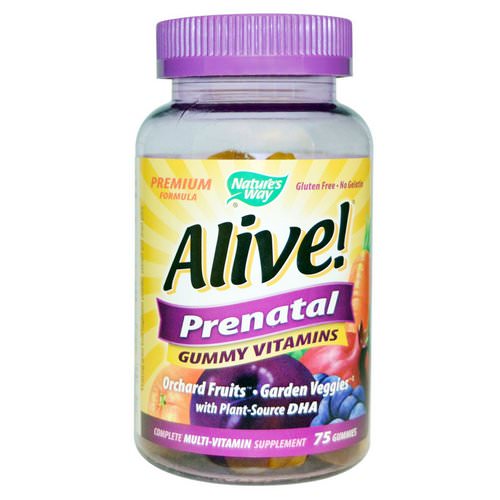 Nature's Way, Alive! Prenatal, Gummy Vitamins, 75 Gummies Review