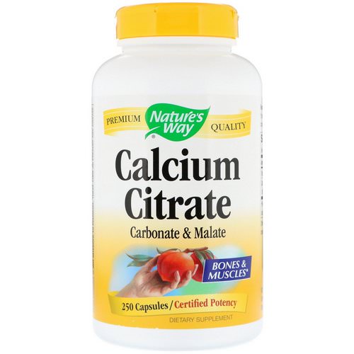 Nature's Way, Calcium Citrate, 250 Capsules Review