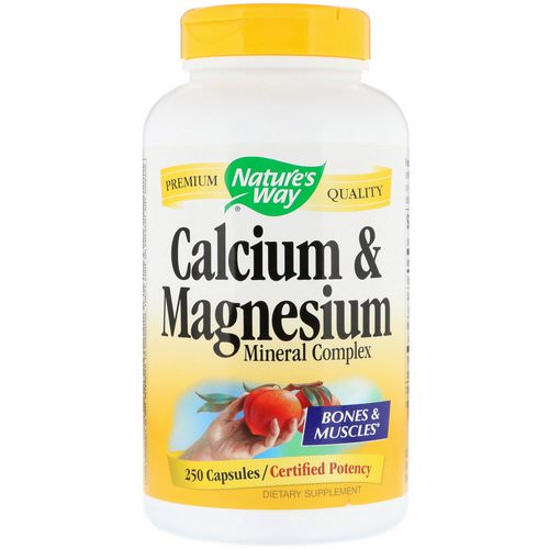 Nature's Way, Calcium & Magnesium, Mineral Complex, 250 Capsules Review