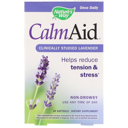 Nature's Way, CalmAid, Clinically Studied Lavender, 30 Softgels Review