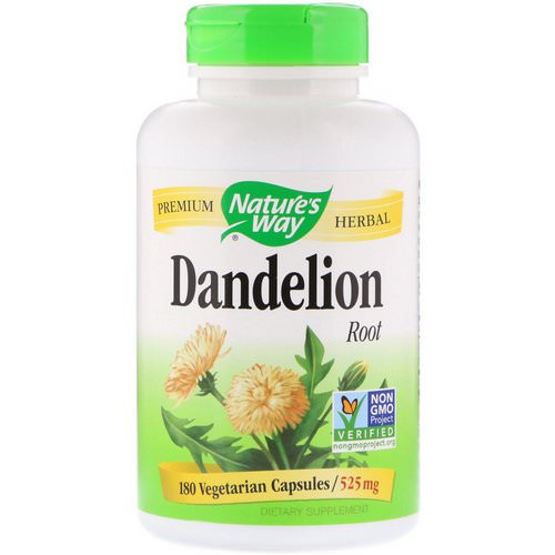 Nature's Way, Dandelion Root, 525 mg, 180 Vegetarian Capsule Review