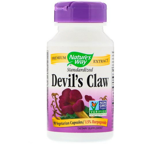 Nature's Way, Devil's Claw, Standardized, 90 Vegetarian Capsules Review