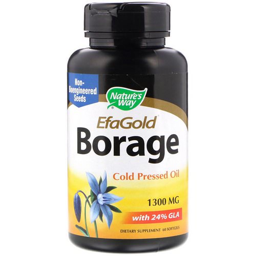 Nature's Way, EfaGold, Borage, 1,300 mg, 60 Softgels Review