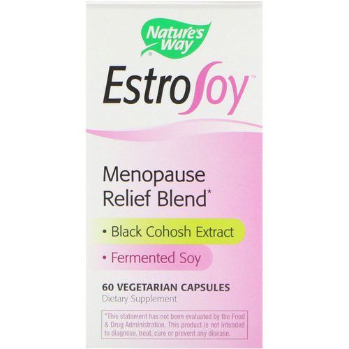 Nature's Way, EstroSoy, Menopause Relief Blend, 60 Vegetarian Capsules Review