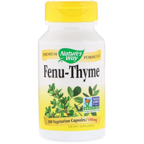 Nature's Way, Fenu-Thyme, 450 mg, 100 Vegetarian Capsules Review